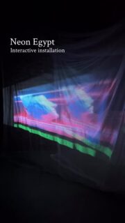 Neon Egypt. An interactive installation exploring how light and space respond to human presence.

Motion sensors connected to a Raspberry Pi activate a digital pyramid, summoning luminous objects as visitors move through the space.

Designed as an immersive environment where architecture, technology and audience behavior merge into a single responsive system.

#interactiveinstallation
#immersiveart
#mediaart
#installationart
#digitalartinstallation
#artandtechnology
#responsivelight