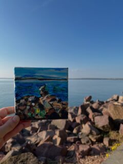 alone on balaton,
accidentally becoming a little bit monet